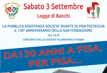 Festa dei 130 anni Pubblica Assistenza Pisa