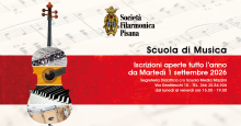 Apertura scuola musica Pisa 2026.27
